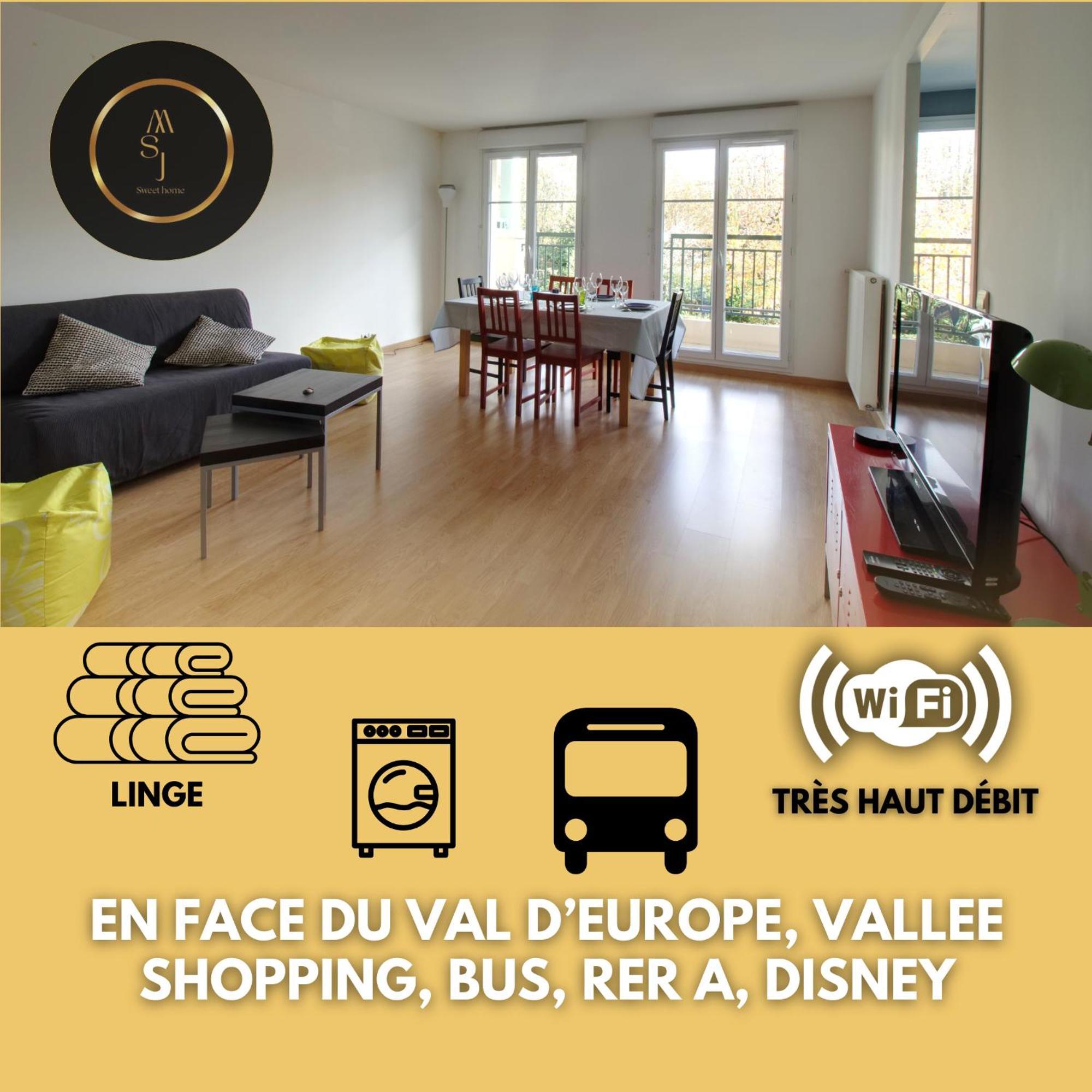 Cosy Appartement - Val D'Europe - Vallee Shopping - Disney Σερί Εξωτερικό φωτογραφία
